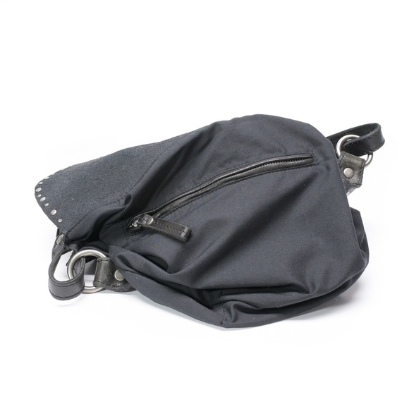 LUCKY BRAND Soft Black Leather Hobo Bag - Picture 8 of 12